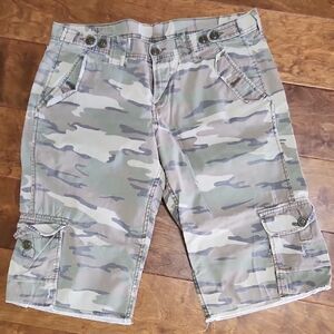 Lucky Brand Camouflage Cargo Shorts